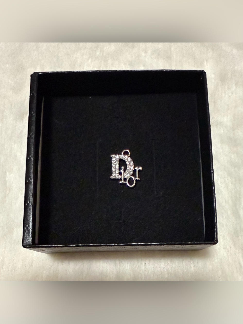 Mini-Pendant/Charm in Silvertone Fashion Accessory